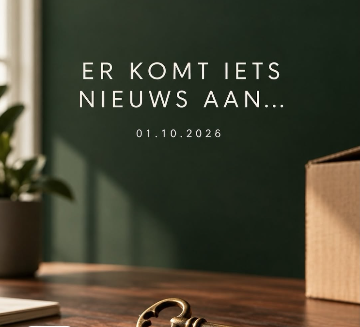 ER KOMT IETS NIEUWS AAN!